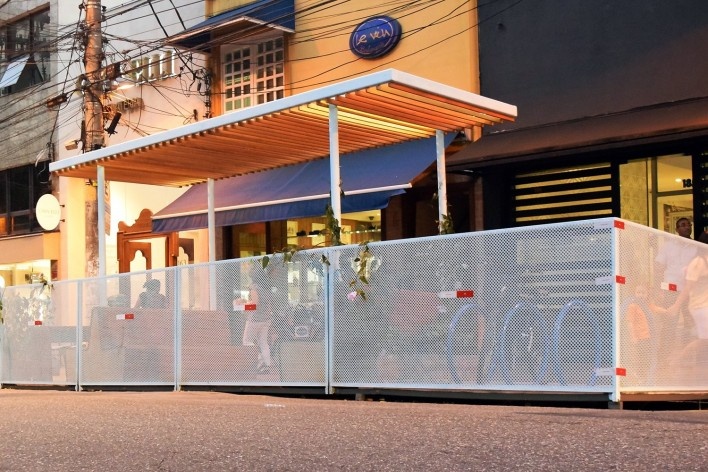 Parklet Alameda Tietê, São Paulo, 2015, arquiteto Homã Alvico<br />Foto divulgação 