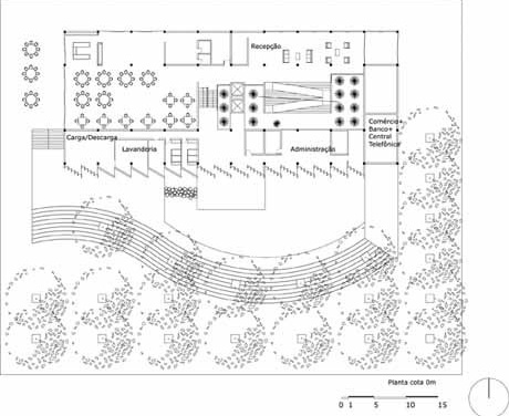 Planta pavimento térreo<br />Imagem dos autores do projeto 
