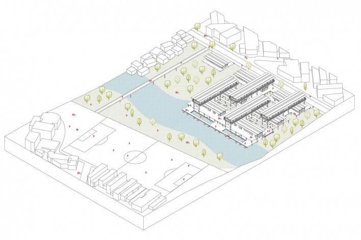 Habitação social na Amazônia, perspectiva de implantação, Manaus AM, 2020. Arquiteta Danielle Khoury Gregorio<br />Imagem divulgação  [Acervo Danielle Khoury Gregorio]