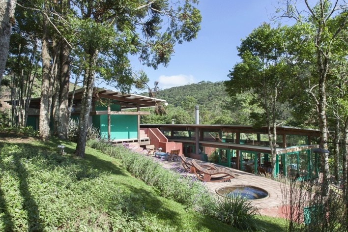 Casa em Gonçalves, Gonçalves MG Brasil, 2012-2013. Arquiteto André Vainer / André Vainer Arquitetos<br />Foto Cacá Bratke 