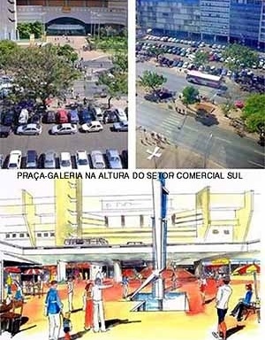 Praça-galeria<br />Autores do projeto 
