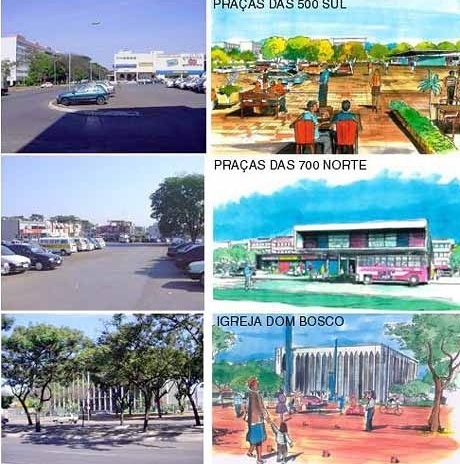 Praças<br />Autores do projeto 