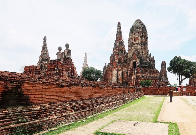 Templo de Wat Chai Watthanaram, Birmânia<br />Foto Victor Hugo Mori 