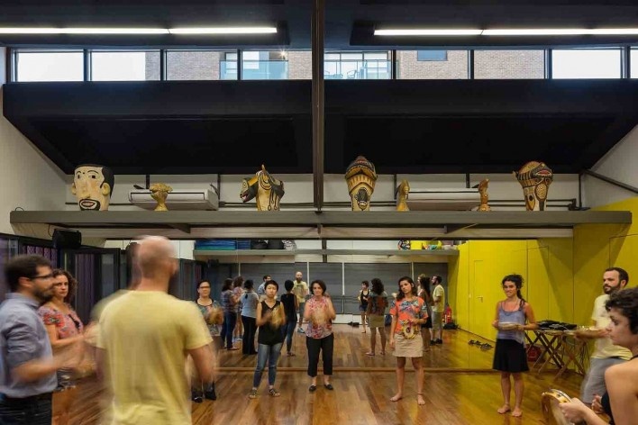 Instituto Brincante, São Paulo SP, 2016, escritório Bernardes Arquitetura<br />Foto Leonardo Finotti 