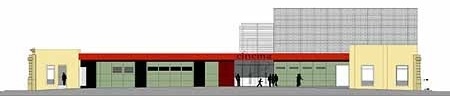 Fachada cinema<br />Imagem do autor do projeto 
