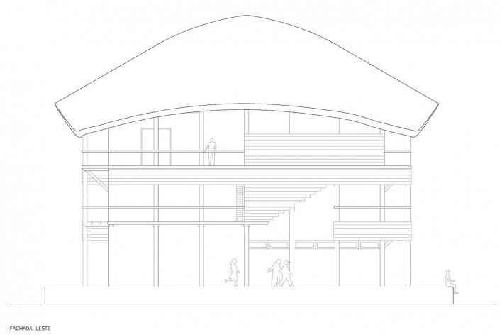 Instituto Socioambiental – ISA, São Gabriel da Cachoeira AM, 2006, escritório Brasil Arquitetura<br />Imagem divulgação 