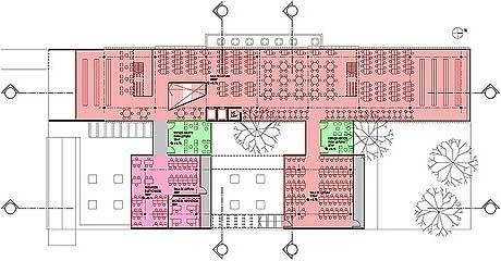 Planta baixa - segundo pavimento<br />Imagens dos autores do projeto 