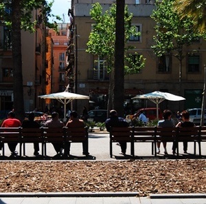 Rambla do Raval em Barcelona