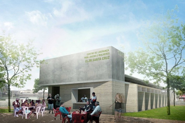 Homeless Center- Crossroads & Edges. Campo Aud. 2010. Vista do café e bar do centro [equipe premiada]
