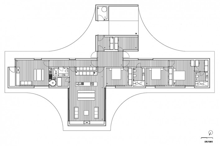 Gloma House, floor plan, Leiria, Portugal, 2019. Architect Bruno Lucas Dias/ Bruno Dias Arquitectura<br />Imagem divulgação/ disclosure image  [Acervo/ collection Bruno Dias Arquitectura]