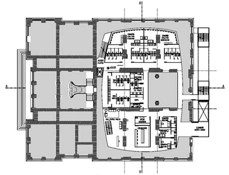Planta Camarim – nível +5,15<br />Imagem dos autores do projeto 