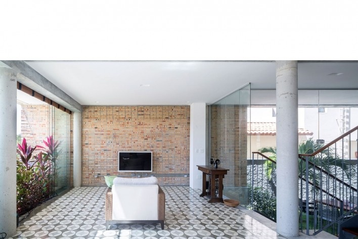 Residência KS, Natal RN, 2016. Arquitetos Alexandre Brasil, Paula Zasnicoff e Raquel Araújo<br />Foto Joana França 