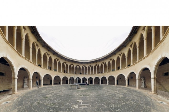 Castelo de Bellver, Palma de Maiorca, Espanha<br />Foto Victor Hugo Mori 