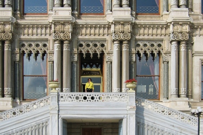 Alexandrina Mori no Palácio Ciragan, Istambul, 2004<br />Foto Victor Hugo Mori 