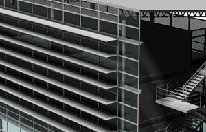 Perspectiva externa <br />Imagens dos autores do projeto 