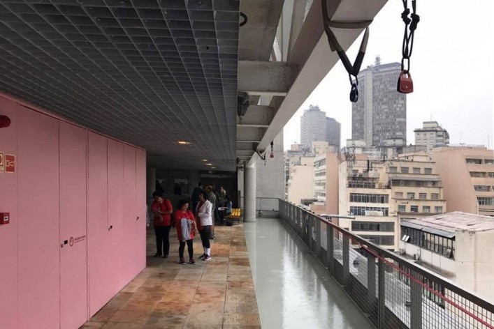 Inauguração do Sesc 24 de Maio, centro de São Paulo, arquiteto Paulo Mendes da Rocha + MMBB Arquitetos<br />Foto José Lira 