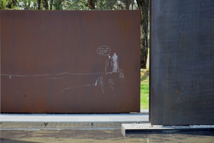 Memorial to Victims of Violence in Mexico National<br />Photo Luby Springall 