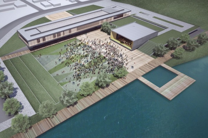 Centro Cultural de Eventos e Exposições – Cabo Frio, 2º lugar, ARQBR Arquitetura e Urbanismo [ARQBR Arquitetura e Urbanismo]