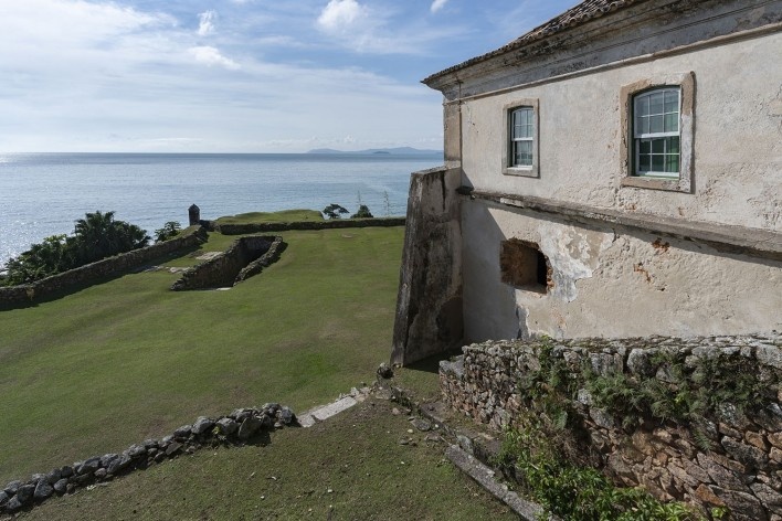 Fortaleza de Santa Cruz do Anhatomirim, Ilha de Anhatomirim, Governador Celso Ramos<br />Foto Ronaldo Azambuja 