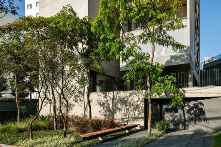 Residencial Huma Klabin, Vila Mariana, São Paulo, 2016, escritório UNA Arquitetos<br />Foto Nelson Kon 