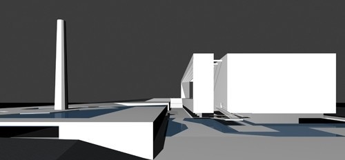 Vista leste<br />Imagem do autor do projeto 