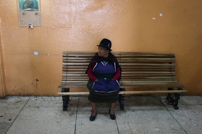 Habitante de Quito, Equador<br />Foto Silvana Romano 