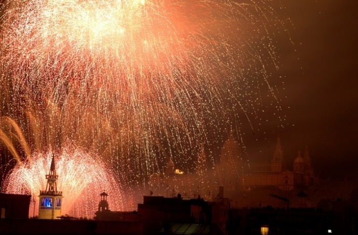 La fiesta de La Mercè, Barcelona, 2009<br />Foto Rodrigo Stocco 