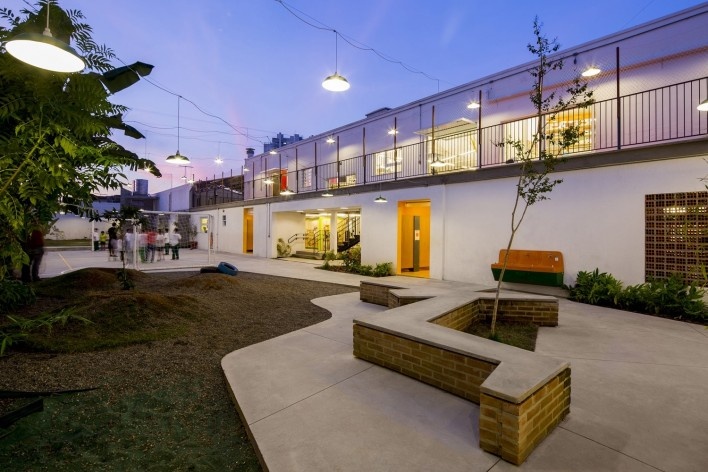 Wish School, São Paulo SP Brasil, 2016. Arquitetos Alexandre Gervásio, Erico Botteselli, Lucas Thomé e Pedro de Bona / Grupo Garoa Arquitetos Associados<br />Foto/Photo Pedro Napolitano Prata 