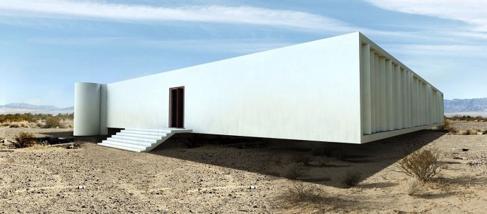 Residência Rothschild, Cesaréia, Israel, 1965, arquiteto Oscar Niemeyer<br />Modelagem tridimensional Marco Milazzo e Rômulo Almagro 