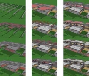 Seqüência de montagem<br />Imagem dos autores do projeto 