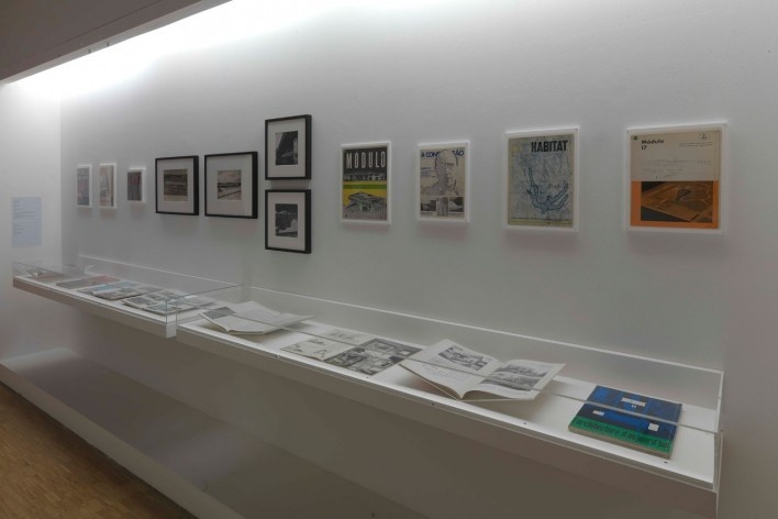 Exposição Modernités Plurielles 1905-1970, Centre Pompidou, MNAM-CCI, Paris, de outubro de 2013 a fevereiro de 2015. 5° andar, sala 34, "Architectures modernes d’Amérique Latine"<br />Foto Philippe Migeat ©  [Centre Pompidou © MNAM-CCI]