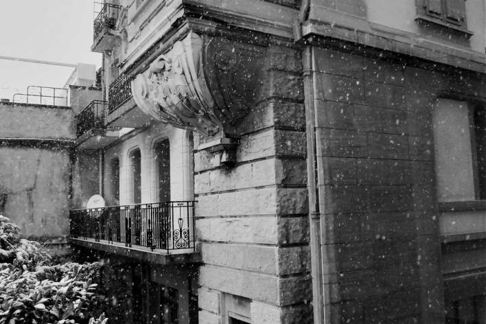 Janela de onde foram tiradas as fotos, Vevey, Suíça<br />Foto Roberto Abramovich 