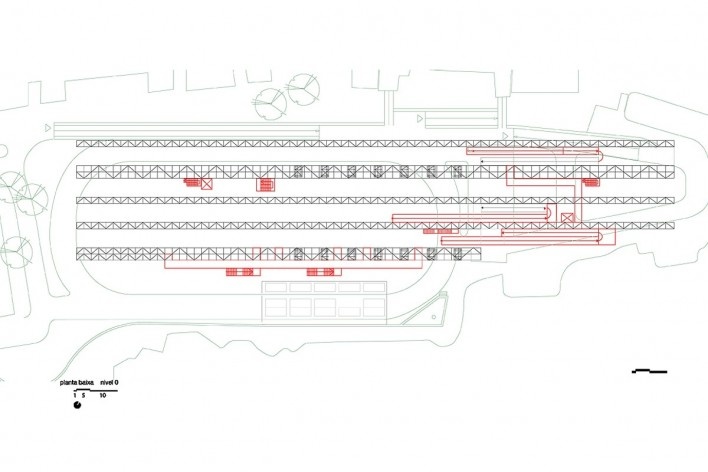 Planta baixa nível 00 - Pavilhão Humanidade 2012, Rio+ 20<br />divulgação 
