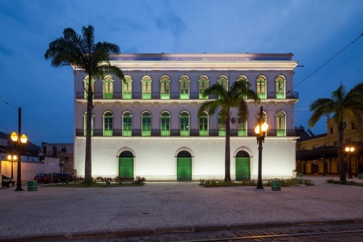 Arquiteto Ney Caldatto, Museu Pelé. Santos, 2014<br />Foto Nelson Kon 