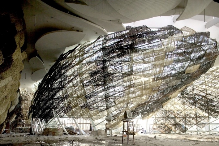 Spanish Pavilion for Shanghai World Expo 2010<br />Photo Shen Zhonghai / KDE  [Miralles-Tagliabue EMBT]