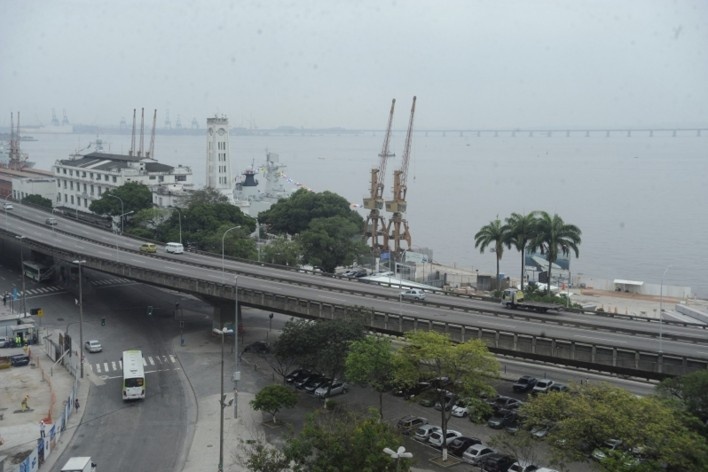 Elevado da perimetral<br />Foto Tânia Rêgo  [Agência Brasil]