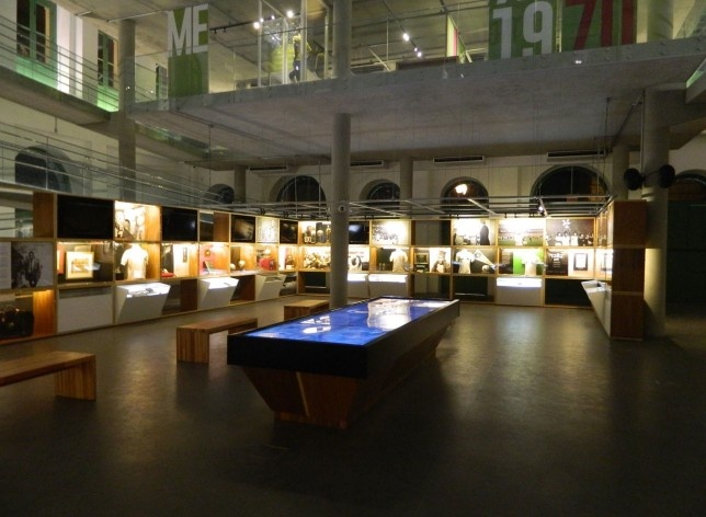 Arquiteto Ney Caldatto, Museu Pelé. Santos, 2014<br />Foto Ney Caldatto 