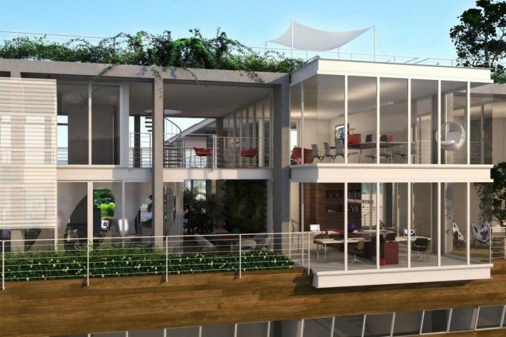 Edifício Zarvos Natingui, vista externa detalhe, Fernando Forte, Lourenço Gimenes e Rodrigo Marcondes Ferraz ,menção honrosa categoria profissional/ projetos, São Paulo, SP, 2009.