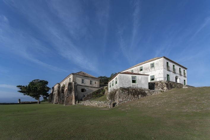 Fortaleza de Santa Cruz do Anhatomirim, Ilha de Anhatomirim, Governador Celso Ramos<br />Foto Ronaldo Azambuja 