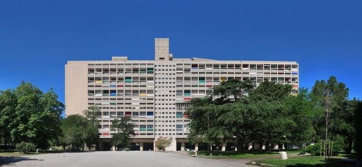 Unité d'Habitation de Marselha<br />Fotomontagem Victor Hugo Mori, 2019 