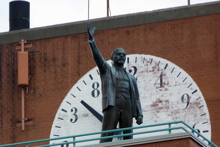 Lenin em Nova York<br />foto José Barki 
