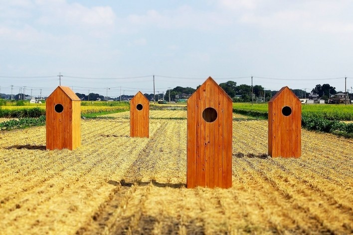 The cabins<br />Photo Yusuke Omuro  [Atelier Ichiku]