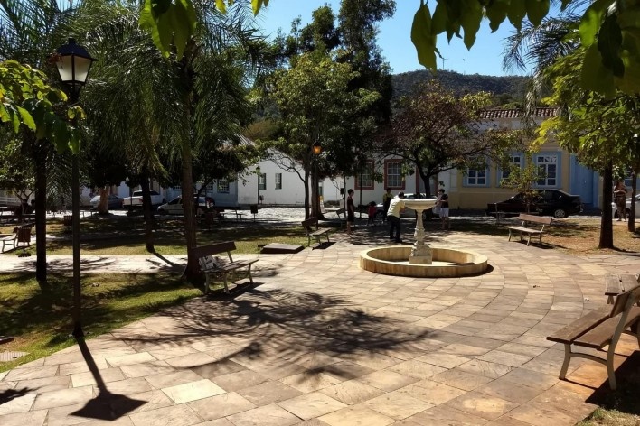 Praça do Coreto, Goiás Velho GO<br />Foto Mauro Calliari 
