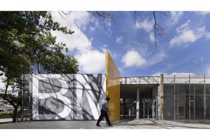 Renovação da Biblioteca Monteiro Lobato, croquis de concepção do projeto. São Bernardo do Campo SP Brasil, 2014. Arquitetos Marta Moreira e Milton Braga / MMBB Arquitetos<br />Foto Federico Cairoli 