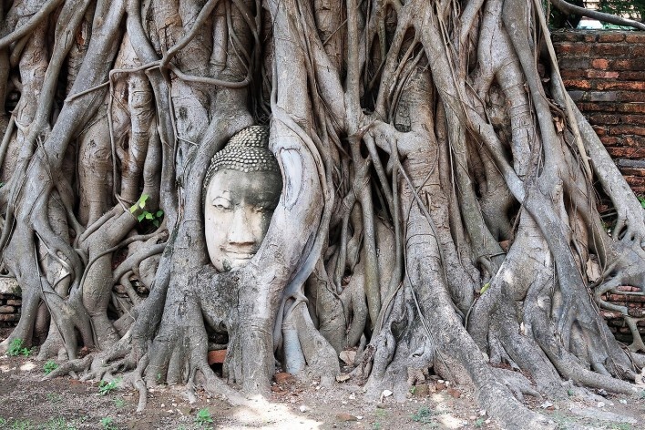 Templo de Wat Mahathat, Birmânia<br />Foto Victor Hugo Mori 