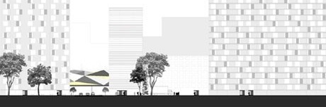 Vista por paralela à Amaral Gurgel<br />Imagem do autor do projeto 