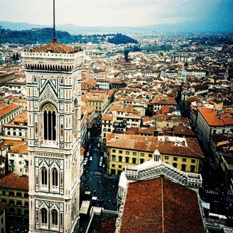 Vista a partir da cúpula de Brunelleschi, Firenze<br />Foto Flávio Coddou 