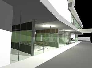 Vista lateral<br />Imagem do autor do projeto 