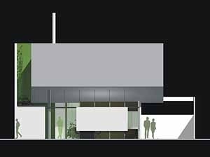 Fachada<br />Imagem do autor do projeto 