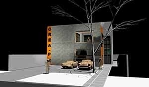 Vista frontal <br />Imagem do autor do projeto 